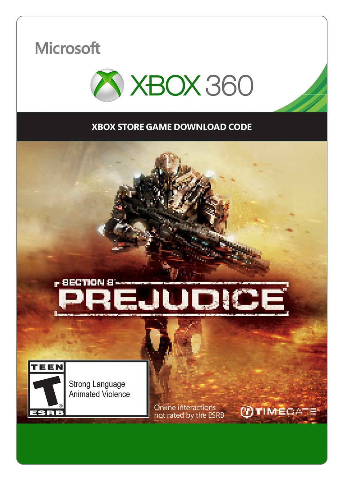 Section 8: Prejudice - Xbox 360 Digital Code