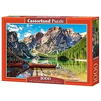 CASTORLAND 1000 Piece Jigsaw Puzzles, The Dolomites Mountains, Italy, Idyllic View, Landscape Puzzle, Adult Puzzle, Castorland C-103980-2