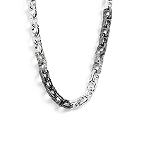 COACH Womens Pavé Signature Link Collar Necklace