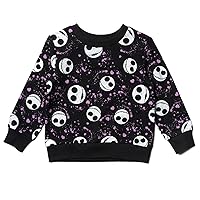 Disney Lion King Toy Story Frozen Mickey Mouse Moana Ariel Girls French Terry Fashion Pullover Sweatshirt Infant to Big Kid