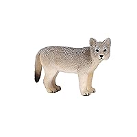 MOJO Wolf Cub Realistic International Wildlife Toy Replica Hand Painted Figurine