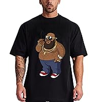 Big and Tall Shirts for Men Plus Size Graphic T-Shirts Men's Personalized Cotton Top Tees 1XL-6XL