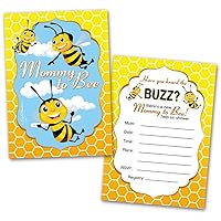 Leigha Marina Mom To Be Baby Shower Invitations – 20 Cards & 20 Envelopes
