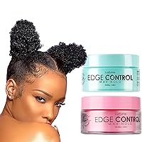 Edge Control Pomades Refreshing Hair Oil Long-lasting Hair Temples Styling Cream Anti-Frizz Hair Fixative Gel Men Female Hair Wax, Broken Hair Finishing Cream, All Hair Types Hair Gel Wax 80ml