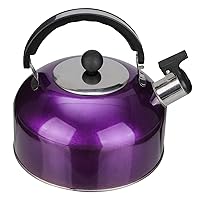 Kettles,Stainless Steel Stovetop Tea Pot Whistling Tea Kettle Metal Tea Kettles Whistling Teapots Loud Whistle Tea Pots Water Kettles Purple/Purple