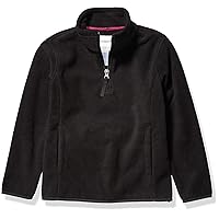 Amazon Essentials Girls and Toddlers' Quarter-Zip Polar Fleece Jacket-Discontinued Colors