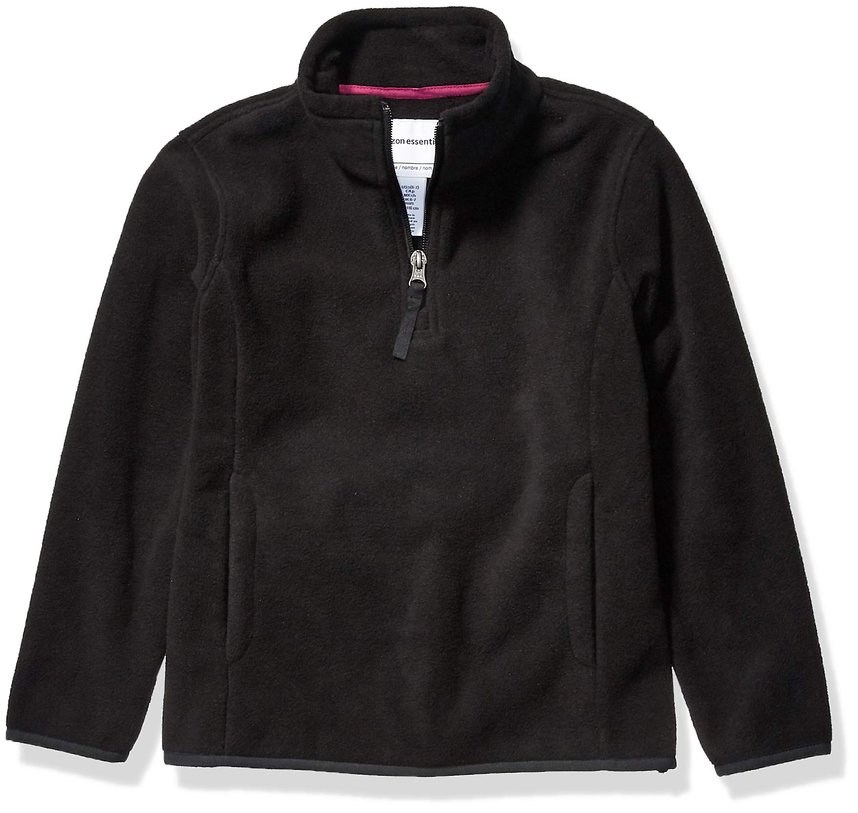 Amazon Essentials Girls and Toddlers' Quarter-Zip Polar Fleece Jacket