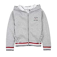 3POMMES Girl's Hooded Sweatshirt with Ruffles, Sizes 4-12