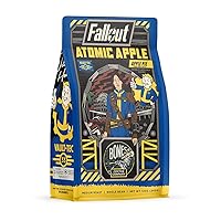 Bones Coffee Company Atomic Apple Flavored Whole Coffee Beans Apple Pie Flavor | 12 oz Medium Roast Arabica Low Acid Coffee | Gourmet Coffee Gifts & Beverages Inspired From Fallout Series (Whole Bean)