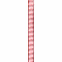 Offray, Red Microcheck Craft Ribbon, 1/4-Inch, 1/4 Inch x 12 Feet