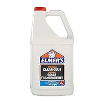 Elmer's Liquid School Glue, Clear, Washable, 1 Gallon - Great for Making Slime