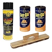 Sun-Glo 2 Cans #7 Shuffle Alley Wax, Sweep, Silicone Spray