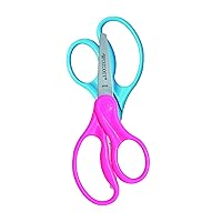 Westcott Scissors For Kids, 5’’ Pointed Safety Scissors, Assorted, 2 Pack (13132)