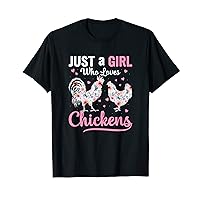 Funny chicken farmer design for women and girls T-Shirt