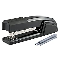 Bostitch Office Epic All Metal 3 in 1 Stapler with Integrated Remover & Staple Storage, Black (B777-BLK)
