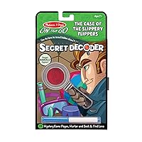 Melissa & Doug On the Go Secret Decoder Activity Book - The Case of the Slippery Flippers
