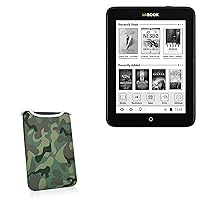 BoxWave Case Compatible with inkBOOK Obsidian - Camouflage SlipSuit, Slim Design Camo Neoprene Slip On Pouch