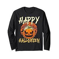 Happy Halloween Party Spooky Season Halloween Lovers Long Sleeve T-Shirt