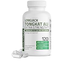 Bronson Longjack Tongkat Ali Extra Strength, 120 Vegetarian Capsules