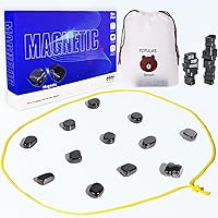 Magnetic Chess Game Set for Kids and Adults, 2024 New Fun Table Top Multiplayer Magnetic Chess Game with Stones, Tabletop Board Games Strategy Game Family Party Games