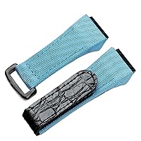 25mm Men Nylon Fabric With Leather Watchband For Richard Watch Mille Strap Band Bracelet Buckle For Spring Bar Version