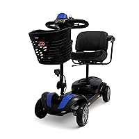 Comfygo Z-4 Electric Mobility Scooter for Adults,Lithium Battery Powered Foldable Scooters for Seniors,350 lbs Weight Capacity,Only 8 Lbs Battery with Extremely Powerful Motor