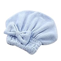 Lady Head Hair Drying Towel Super Absorbent Wrap with Elastic Force Closure Quick Dry Hair Towels Suitable for Everyone Super Absorbent Hair Dry Wrap