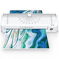 Laminator 13 Inch Wide with Laminating Sheets 50pcs, Laminator Machine Hot and Cold, Thermal Laminator for A3 A4 A5 A6 with Paper Trimmer, Corner Rounder for Home Office School Use