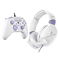 Turtle Beach Recon Spark Gaming Headset - 40mm Speakers, Mappable Buttons, Licensed for Xbox - White/Purple