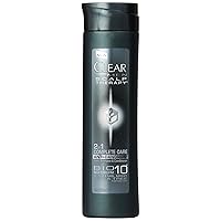 Clear Men 2 in 1 Shampoo + Conditioner, Complete Care 3 Fl oz