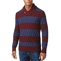 Tommy Hilfiger Mens Striped Knit Sweater