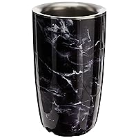 S'well Stainless Steel Wine Chiller - 750ml - Black Marble - Triple-Layered Vacuum-Insulated Container Designed to Keep Bottles Colder for Longer - BPA-Free Designer Barware Accessories