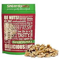 Sincerely Nuts Raw Shelled Walnuts (2lb bag) | No Shell Walnut Halves and Pieces | Easy to Eat & Cook Right Out of the Bag | Kosher & Gluten Free Superfood | Plant Based Fiber & Healthy Fats