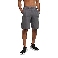 Champion Men'S Shorts, Powerblend, Fleece Midweight Shorts, Athletic Shorts With Pockets (Reg. Or Big & Tall)