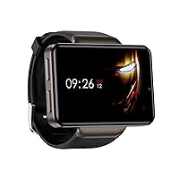 Black DM101 Esim Big Smart Watch 4G SIM Card 3GB RAM 32GB Premium Internet Dual Camera WiFi Phone Watch
