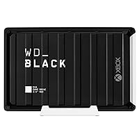 Western Digital BLACK 12TB D10 Game Drive for Xbox - Desktop External Hard Drive HDD (7200 RPM) with 1-Month Xbox Game Pass - WDBA5E0120HBK-NESN