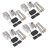 Upgraded 330031 Range Burner Receptacle kit by Romalon Replacement parts for Range/Stove Replaces 814399,5303935058(4 Pack)