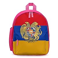 Armenian National Emblem Small Backpack Travel Daypack Casual Shoulders Bags Lightweight with Cute Pattern