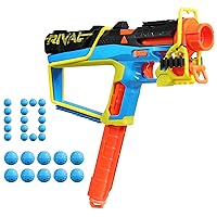 Nerf Rival Mirage XXIV-800 Blaster, 10 Nerf Rival Accu-Rounds, 2 Ways to Load, 8 Round Removable Magazine, Pump Action Priming, Gifts for Teens