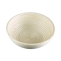 Frieling Round Proofing Basket, Brotform Bread Rising Banneton and Serving Basket, 10-Inch