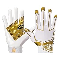 Shock Doctor Showtime Receiver Glove, White/Gold Card M