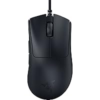 Razer DeathAdder V3 - Ergonomic Esports Mouse (59 g Lightweight Design, Ergonomic Form, 30K Optical Sensor, Optical Mouse Switches Gen-3, 8000Hz HyperPolling Technology, Speedflex Cable) Black