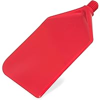SPARTA 40361C05 Plastic Paddle Scraper, Replacement Scraper Blade With Threaded Head For Cleaning, 4.5 Inches, Red, (Pack of 6)