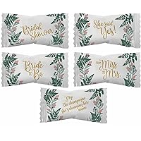 Party Sweets Bridal Shower Themed Buttermints by Hospitality Mints, Individually Wrapped, 7 oz. Bag Pack of 6 (330 pieces), White Buttermints