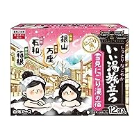 Snow Viewing (雪見にごり湯の宿) Japanese Hot Spring (Onsen) Bath Powders - Pack of 12