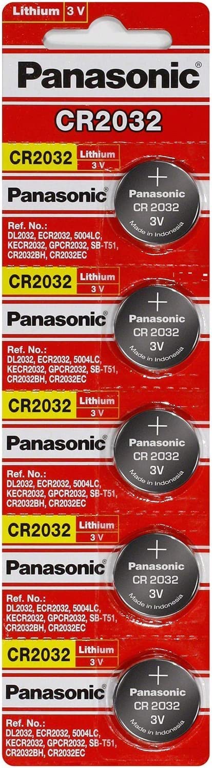 Panasonic Lot of 100 Batteries CR2032 DL2032 ECR2032 3V Lithium Coin Battery