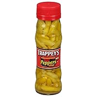 Trappey's Peppers in Vinegar, Hot, 4.5 oz, (3 pack)