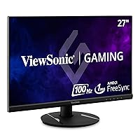 ViewSonic OMNI VX2716 27 Inch 1080p 1ms 100Hz Gaming Monitor with IPS Panel, AMD FreeSync, Eye Care, HDMI and DisplayPort, Black ViewSonic OMNI VX2716 27 Inch 1080p 1ms 100Hz Gaming Monitor with IPS Panel, AMD FreeSync, Eye Care, HDMI and DisplayPort, Black