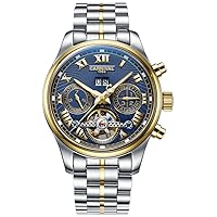 Carnival Men's Complications Automatic Mechanical Watch with Steel Case