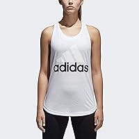 adidas Women's Essentials Linear Loose Tank Top Women's Athletics Essential Linear Logo Tank top (Pack of 1)